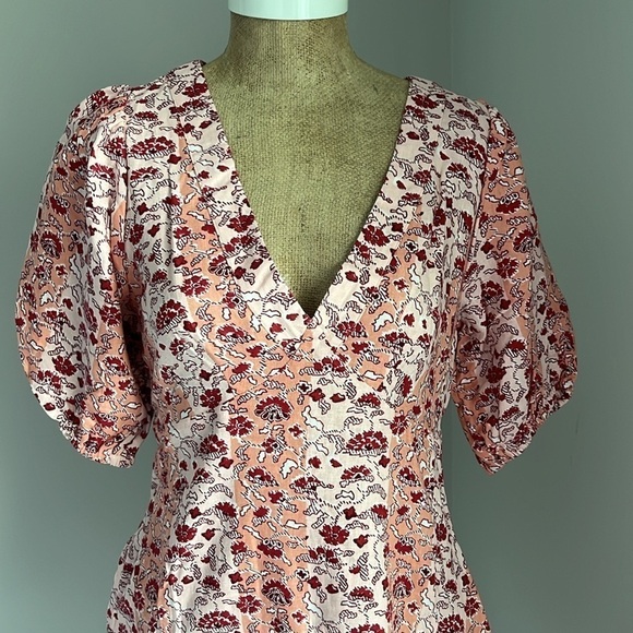 Rhode X Target Whimsical Floral Print Mini Dress  Various Sizes - Picture 7 of 8